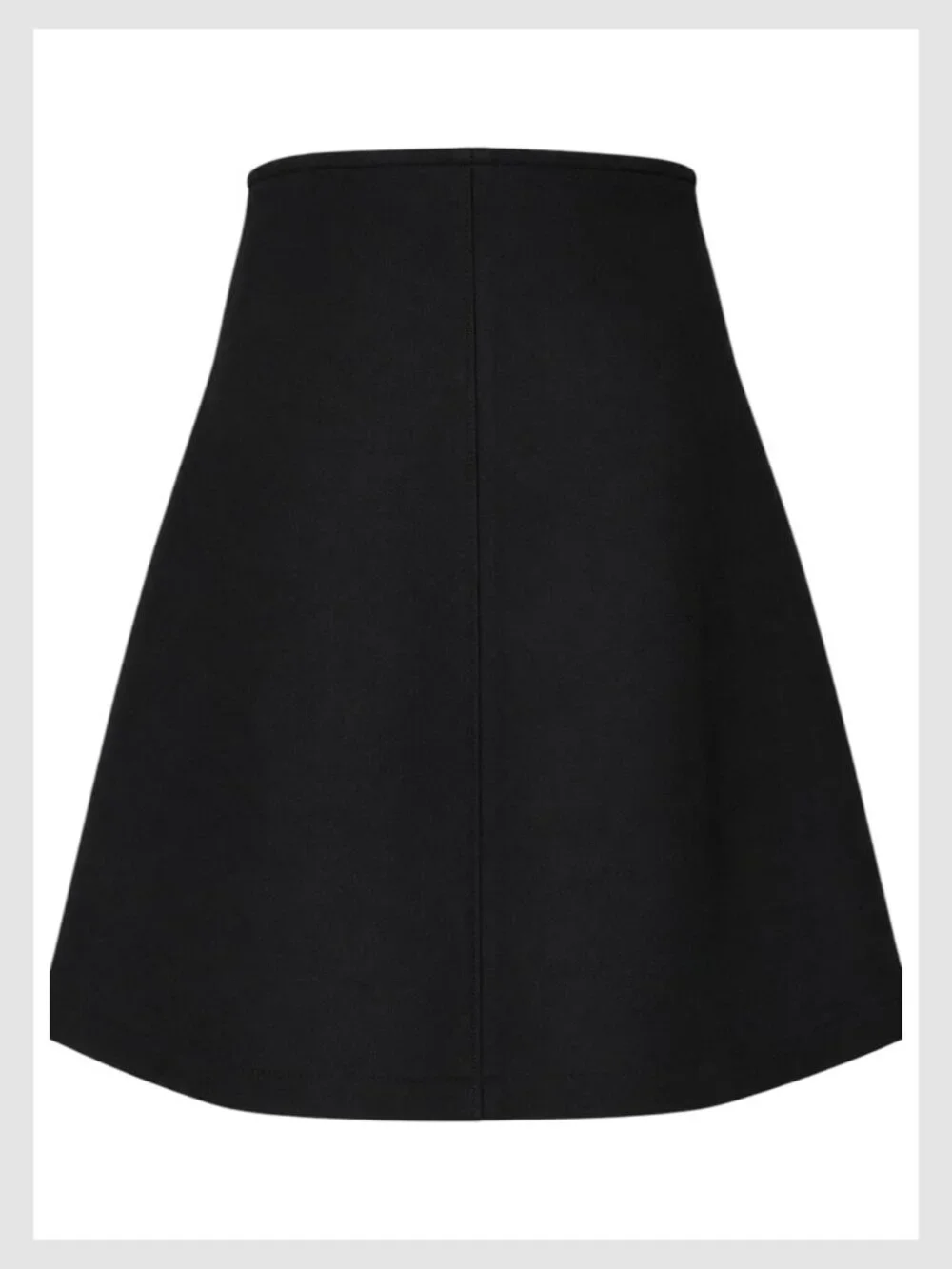 Zara Mini Skirt Black High Waist A-Line XS